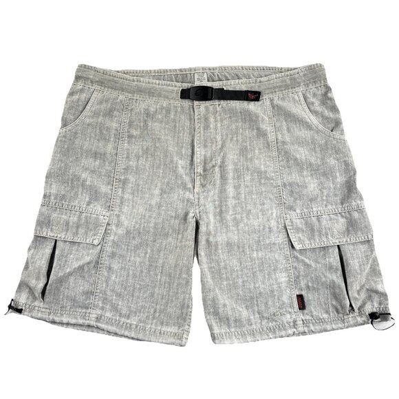 Gramicci Other - VTG Gramicci Cargo Shorts Men’s Large Gray Baggy Nylon USA Made Climbing Outdoor